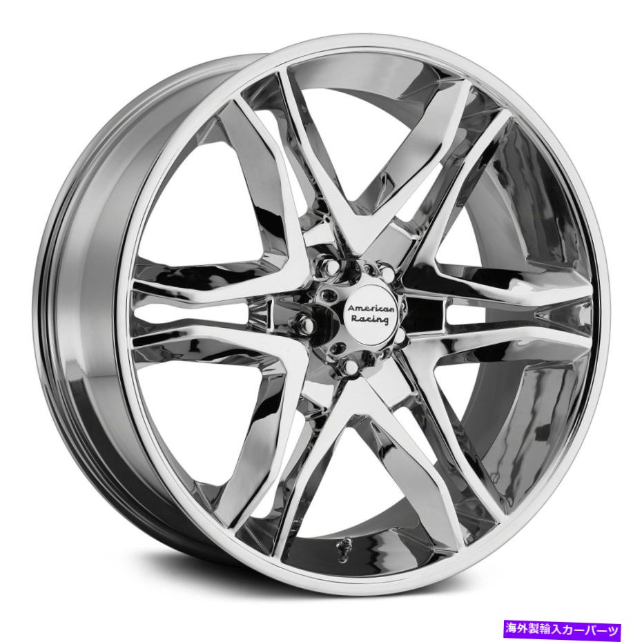 ホイール　４本セット アメリカンレーシングAR893メインライン1PCホイール17x8（25、6x139.7）4のリムセット American Racing AR893 MAINLINE 1PC Wheels 17x8 (25, 6x139.7) Rims Set of 4【並行輸入品】