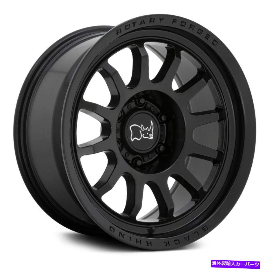ホイール 4本セット ブラックサイラピッドホイール17x9(12、6x135、87.1)4のブラックリムセット Black Rhino RAPID Wheels 17x9 (12, 6x135, 87.1) Black Rims Set of 4【並行輸入品】|Us Custom Parts Shop USDM