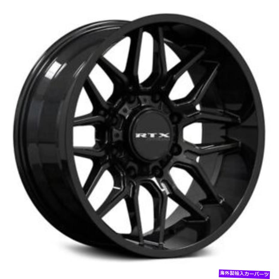 ホイール 4本セット RTXクローホイール18x9(-12、5x127、71.5)4のブラックリムセット RTX CLAW Wheels 18x9 (-12, 5x127, 71.5) Black Rims Set of 4【並行輸入品】|Us Custom Parts Shop USDM