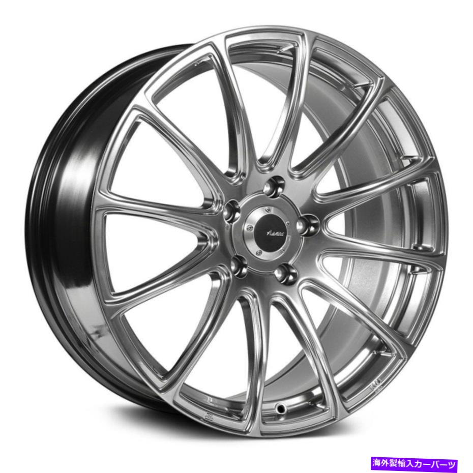 ホイール　４本セット Advanti Racing Svelto Wheels 19x9.5（35、5x120.65、72.6）4のチタンリムセット Advanti Racing SVELTO Wheels 19x9.5 (35, 5x120.65, 72.6) Titanium Rims Set of 4【並行輸入品】