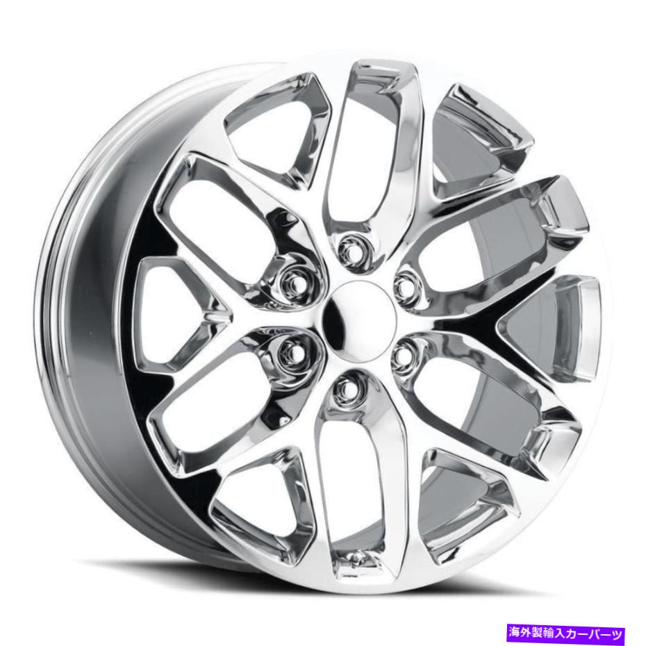 ホイール　４本セット Voxxレプリカスノーフレークホイール20x9（27、6x139.7、78.1）4のChrome Rimsセット Voxx Replica SNOWFLAKE Wheels 20x9 (27, 6x139.7, 78.1) Chrome Rims Set of 4【並行輸入品】｜Us Custom Parts Shop USDM