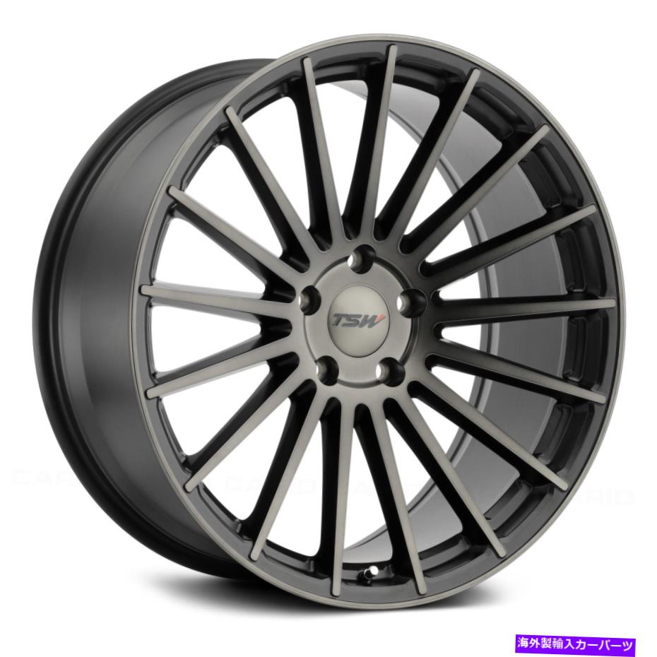ホイール 4本セット TSW LUCOホイール20x10(25、5x114.3、76.1)4のブラックリムセット TSW LUCO Wheels 20x10 (25, 5x114.3, 76.1) Black Rims Set of 4【並行輸入品】|Us Custom Parts Shop USDM