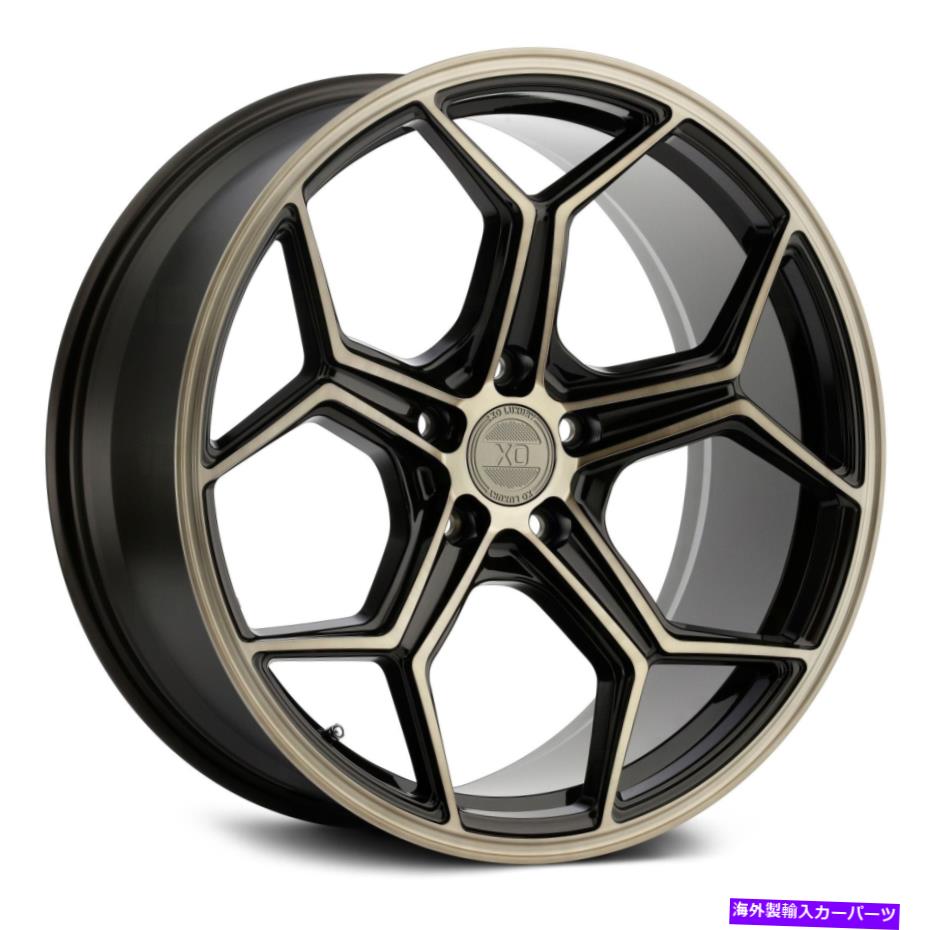 ホイール　４本セット Xo Helsinkiホイール20x10.5（42、5x112、66.56）4のブロンズリムセット XO HELSINKI Wheels 20x10.5 (42, 5x112, 66.56) Bronze Rims Set of 4【並行輸入品】