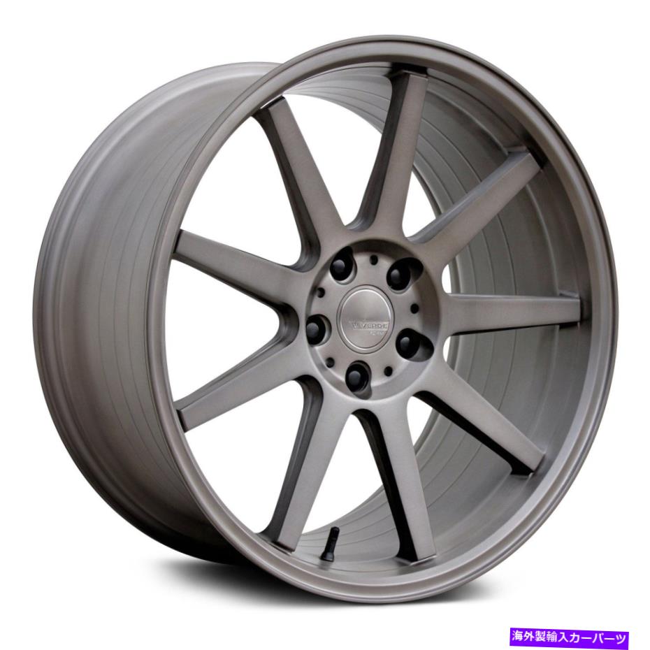 ホイール　４本セット Verde VFF02ホイール20x8.5（38、5x114.3、74.1）4のブラシ付きリムセット Verde VFF02 Wheels 20x8.5 (38, 5x114.3, 74.1) Brushed Rims Set of 4【並行輸入品】｜Us Custom Parts Shop USDM