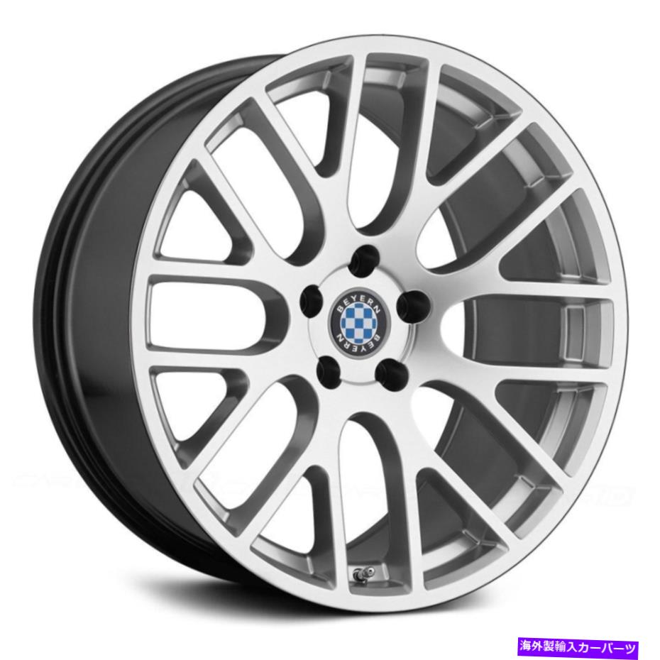 ホイール　４本セット Beyern Spartan Wheels 20x9（15、5x120.65、72.56）4のシルバーリムセット Beyern SPARTAN Wheels 20x9 (15, 5x120.65, 72.56) Silver Rims Set of 4【並行輸入品】｜Us Custom Parts Shop USDM