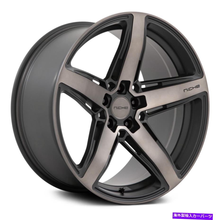 ホイール　４本セット ニッチM271テラモホイール20x11（20、5x114.3、71.5）4のブラックリムセット Niche M271 TERAMO Wheels 20x11 (20, 5x114.3, 71.5) Black Rims Set of 4【並行輸入品】｜Us Custom Parts Shop USDM