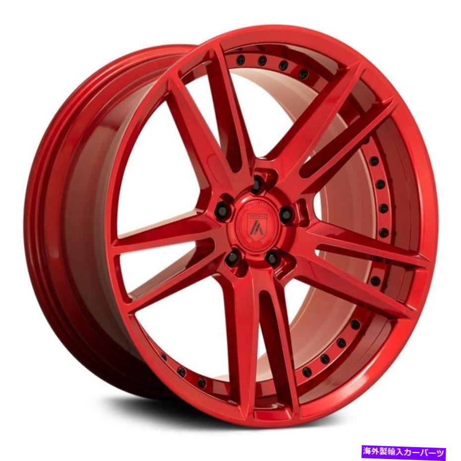 ホイール 4本セット Asanti ABL-33 Reign Wheels20x9(35、5x114.3、72.56)4の赤いリムセット Asanti ABL-33 REIGN Wheels 20x9 (35, 5x114.3, 72.56) Red Rims Set of 4【並行輸入品】|Us Custom Parts Shop USDM