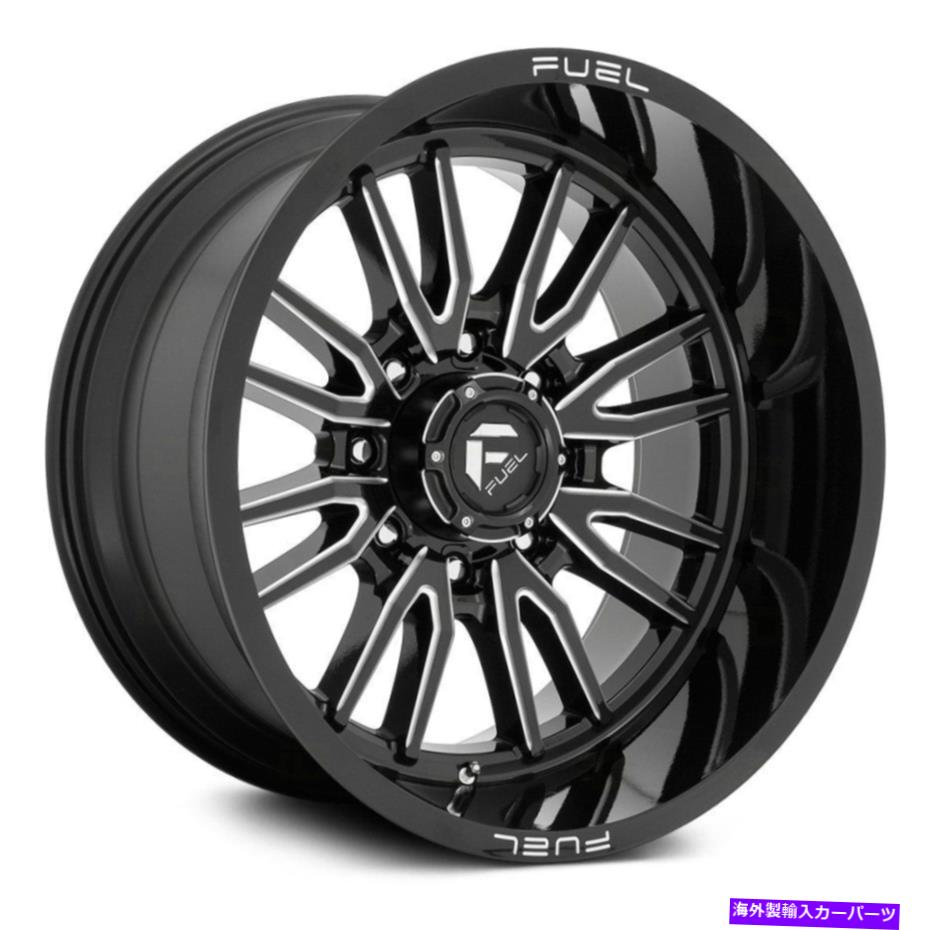 ホイール　４本セット Fuel D761 Clash 8 1PCホイール20x9（1、8x170、125.1）4のブラックリムセット Fuel D761 CLASH 8 1PC Wheels 20x9 (1, 8x170, 125.1) Black Rims Set of 4【並行輸入品】｜Us Custom Parts Shop USDM