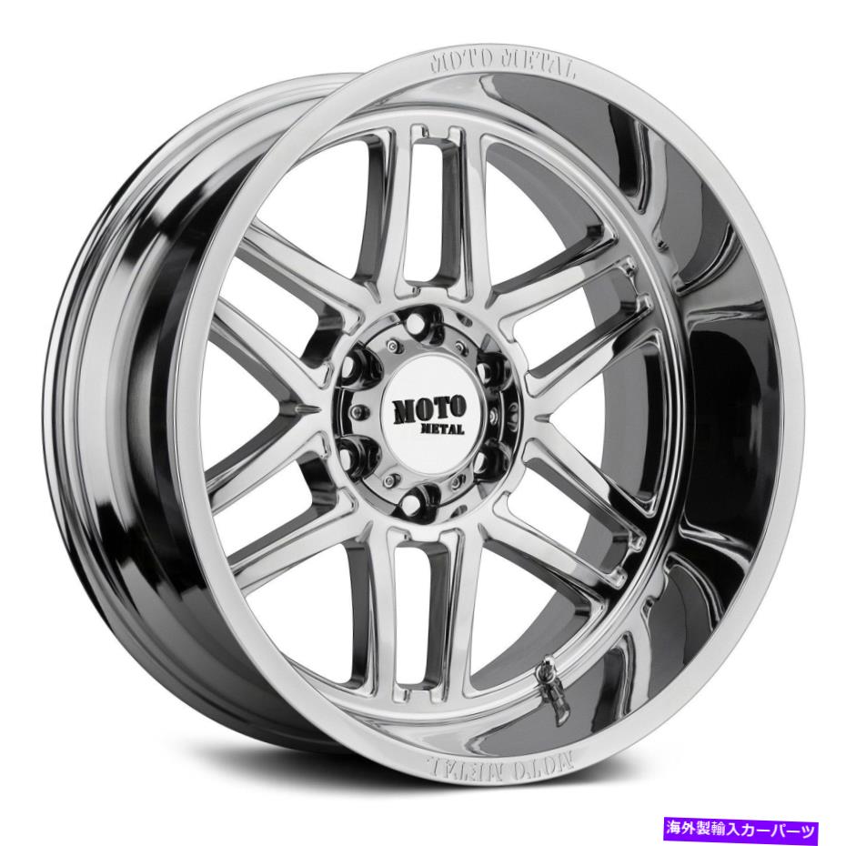 ホイール　４本セット Moto Metal Mo992 Folsom Wheels20x9（18、6x139.7、106.1）4のChrome Rimsセット Moto Metal MO992 FOLSOM Wheels 20x9 (18, 6x139.7, 106.1) Chrome Rims Set of 4【並行輸入品】