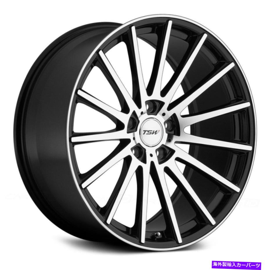 ホイール 4本セット TSW Chicane Wheels 20x10(40、5x120.65、76.1)4のブラックリムセット TSW CHICANE Wheels 20x10 (40, 5x120.65, 76.1) Black Rims Set of 4【並行輸入品】|Us Custom Parts Shop USDM