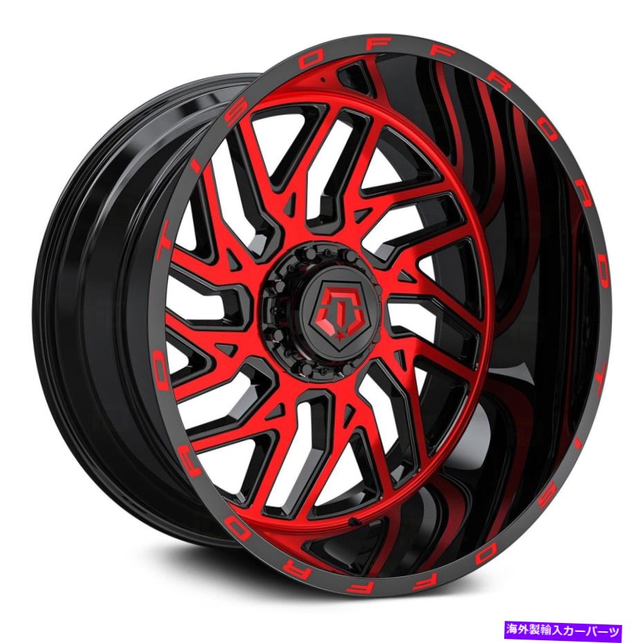 ホイール　４本セット TIS 544MBRホイール20x12（-44、6x139.7、108）4のブラックリムセット TIS 544MBR Wheels 20x12 (-44, 6x139.7, 108) Black Rims Set of 4【並行輸入品】