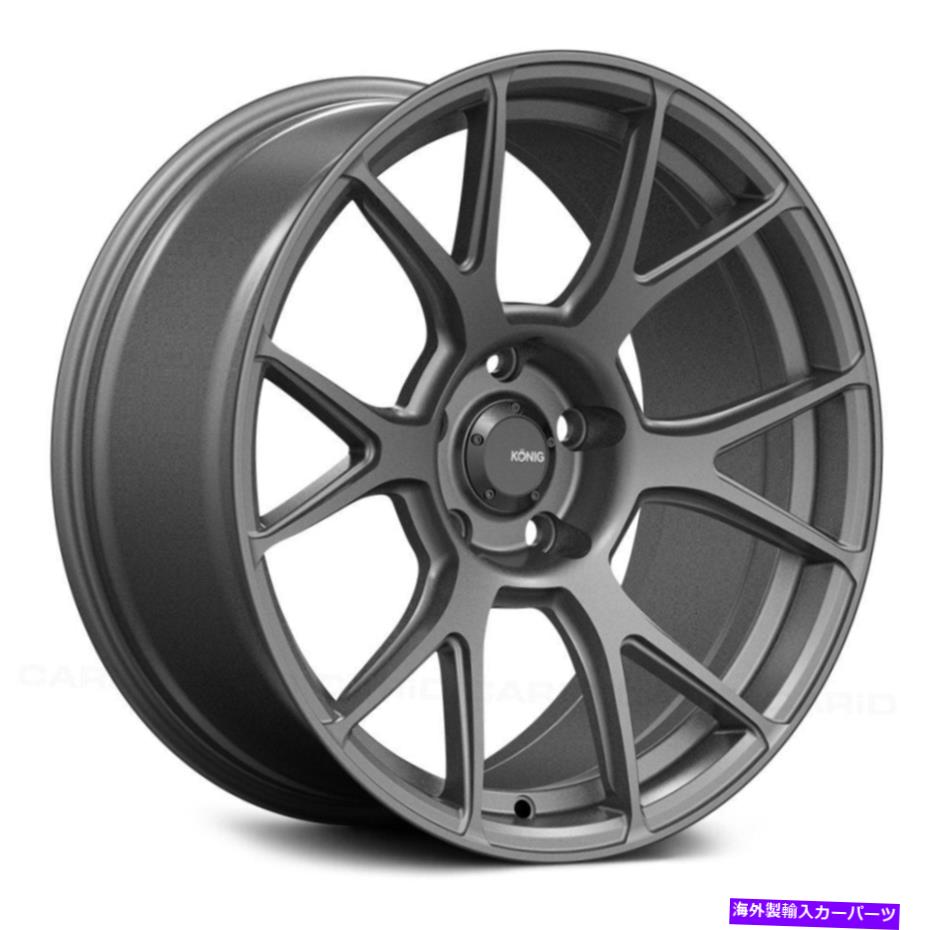 ホイール 4本セット konig ampliformホイール20x9.5(18、5x114.3、71.5)グラファイトリムセット4 Konig AMPLIFORM Wheels 20x9.5 (18, 5x114.3, 71.5) Graphite Rims Set of 4【並行輸入品】|Us Custom Parts Shop USDM