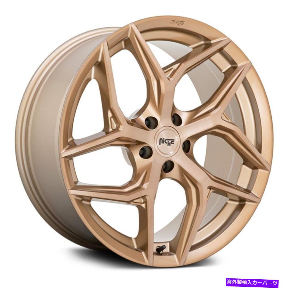 ホイール　４本セット ニッチM267ねじれホイール20x9（35、5x114.3、72.56）4のブロンズリムセット Niche M267 TORSION Wheels 20x9 (35, 5x114.3, 72.56) Bronze Rims Set of 4【並行輸入品】