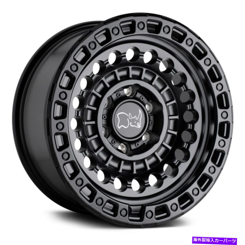 ホイール　４本セット ブラックサイセンチネルホイール20x9.5（12、6x120.65、67.06）4のブラックリムセット Black Rhino SENTINEL Wheels 20x9.5 (12, 6x120.65, 67.06) Black Rims Set of 4【並行輸入品】
