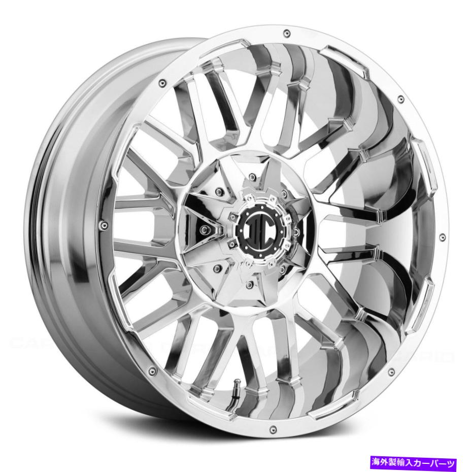 ホイール　４本セット Xtreme NX-12ホイール22x12（-44、8x180、130.8）4のChrome Rimsセット Xtreme NX-12 Wheels 22x12 (-44, 8x180, 130.8) Chrome Rims Set of 4【並行輸入品】