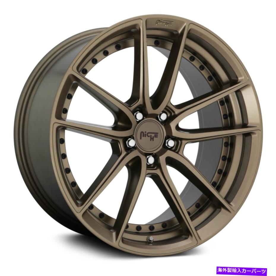 ホイール　４本セット ニッチM222 DFSホイール22x10.5（40、5x112、66.56）ブロンズリムセット4 Niche M222 DFS Wheels 22x10.5 (40, 5x112, 66.56) Bronze Rims Set of 4【並行輸入品】