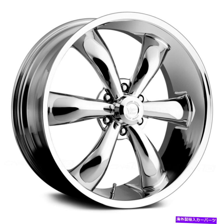 ホイール　４本セット ビジョン142レジェンド6ホイール22x9.5（30、6x139.7、106.2）4のクロムリムセット Vision 142 LEGEND 6 Wheels 22x9.5 (30, 6x139.7, 106.2) Chrome Rims Set of 4【並行輸入品】