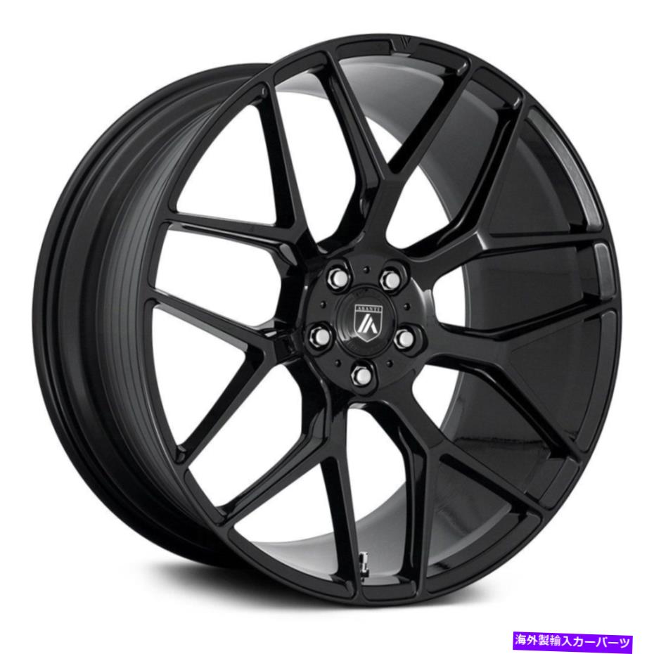 ホイール　４本セット Asanti ABL-27 Dynasty Wheels 22x9（32、5x112、72.56）4のブラックリムセット Asanti ABL-27 DYNASTY Wheels 22x9 (32, 5x112, 72.56) Black Rims Set of 4【並行輸入品】