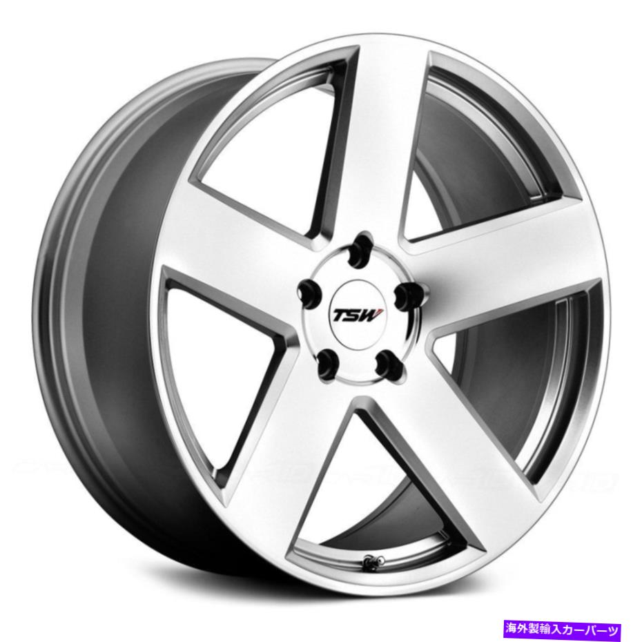 ホイール 4本セット TSWブリストルホイール20x10(25、5x120.65、76.1)4のシルバーリムセット TSW BRISTOL Wheels 20x10 (25, 5x120.65, 76.1) Silver Rims Set of 4【並行輸入品】|Us Custom Parts Shop USDM