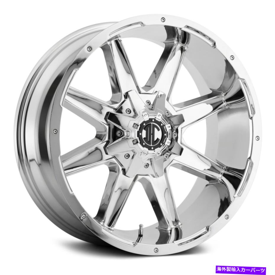 ホイール　４本セット Xtreme NX-17ホイール22x10（-25、8x180、130.8）4のChrome Rimsセット Xtreme NX-17 Wheels 22x10 (-25, 8x180, 130.8) Chrome Rims Set of 4【並行輸入品】