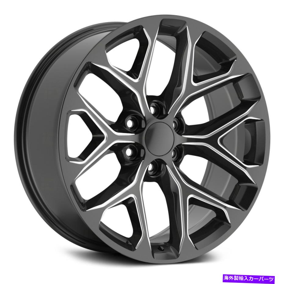 ホイール　４本セット OEパフォーマンス176bmホイール24x10（24、6x139.7、78.1）4のブラックリムセット OE Performance 176BM Wheels 24x10 (24, 6x139.7, 78.1) Black Rims Set of 4【並行輸入品】｜Us Custom Parts Shop USDM