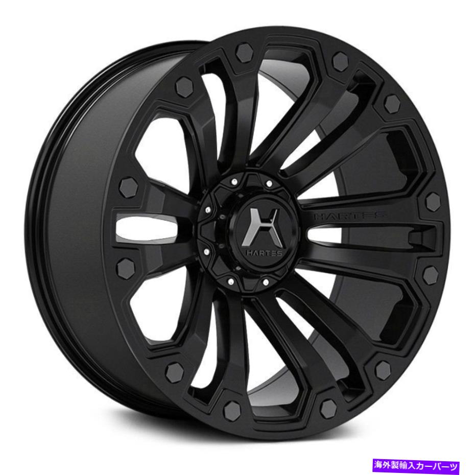 ホイール　４本セット Hartes Metal YSM-738 Rhino Wheels 22x10（-18、6x139.7）4のブラックリムセット Hartes Metal YSM-738 RHINO Wheels 22x10 (-18, 6x139.7) Black Rims Set of 4【並行輸入品】｜Us Custom Parts Shop USDM 368,676円