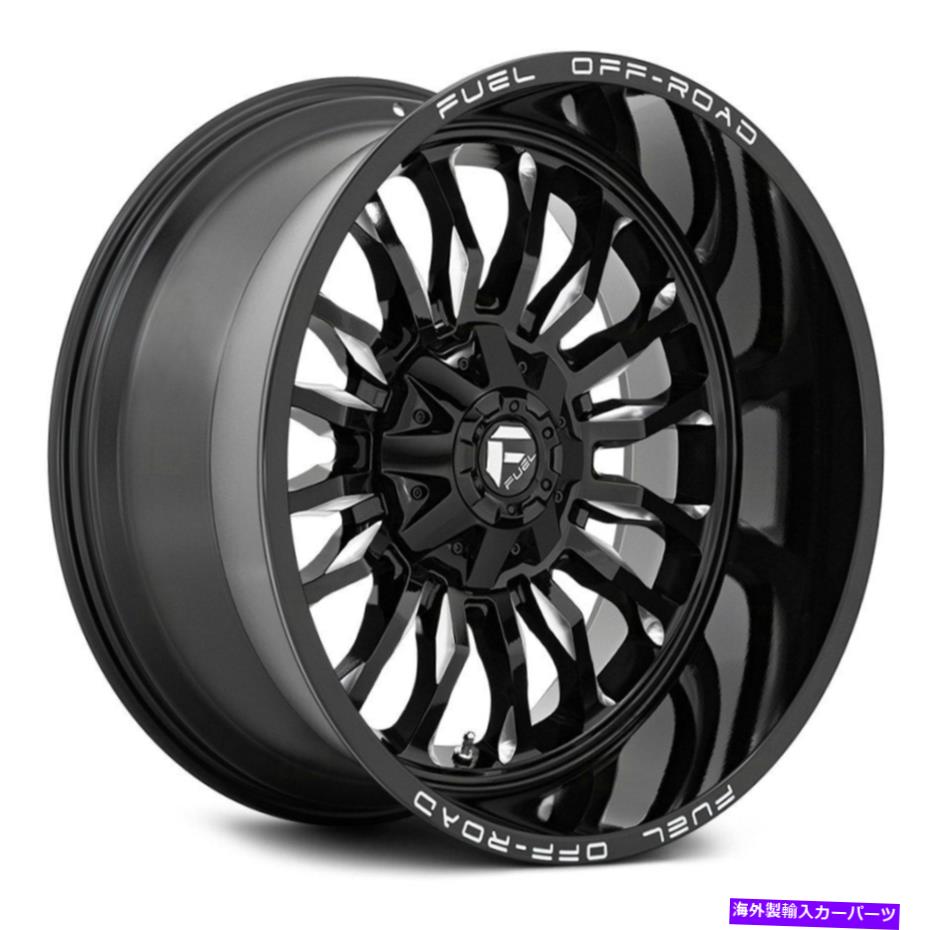 ホイール　４本セット 燃料D795アーク1PCホイール20x9（1、5x127、78.1）4のブラックリムセット Fuel D795 ARC 1PC Wheels 20x9 (1, 5x127, 78.1) Black Rims Set of 4【並行輸入品】