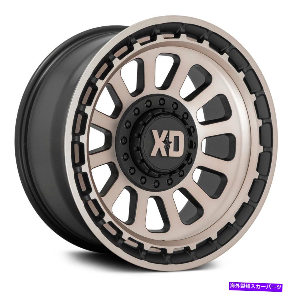 ホイール　４本セット XDシリーズXD856オメガホイール20x10（-18、8x165.1、125.1）4のブラックリムセット XD Series XD856 OMEGA Wheels 20x10 (-18, 8x165.1, 125.1) Black Rims Set of 4【並行輸入品】
