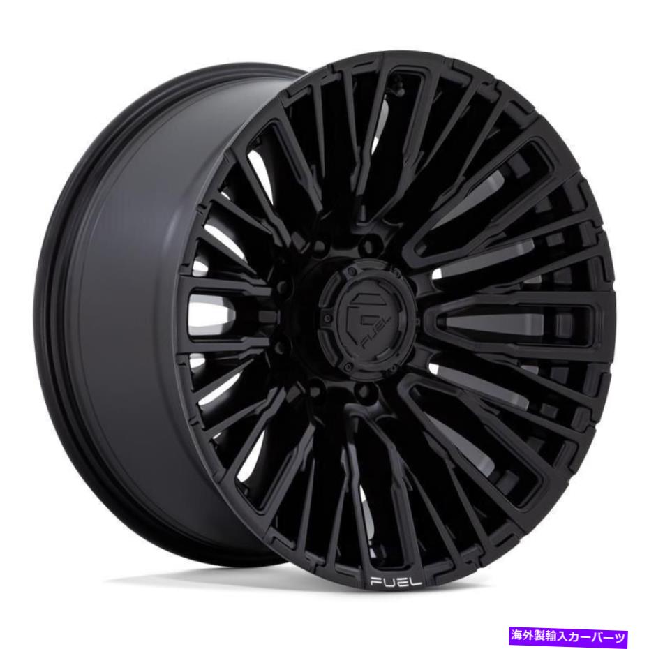 ホイール　４本セット Fuel D847 Rebar 8 1PCホイール20x10（-18、8x170、125.1）4のブラックリムセット Fuel D847 REBAR 8 1PC Wheels 20x10 (-18, 8x170, 125.1) Black Rims Set of 4【並行輸入品】