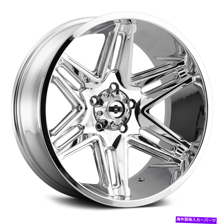 ホイール　４本セット Vision 363 Razor Wheels 20x10（-25、8x170、125.2）4のChrome Rimsセット Vision 363 RAZOR Wheels 20x10 (-25, 8x170, 125.2) Chrome Rims Set of 4【並行輸入品】