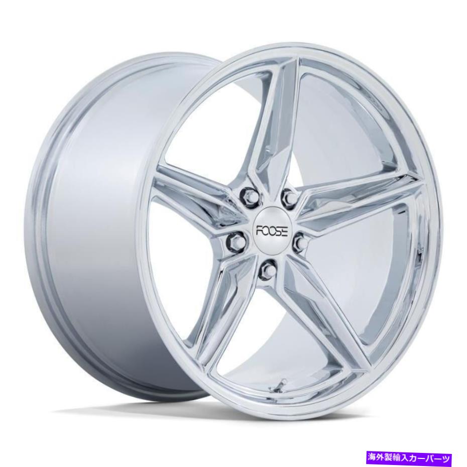 ホイール　４本セット Foose F173 CF8ホイール19x9.5（45、5x120.65、67.06）4のChrome Rimsセット Foose F173 CF8 Wheels 19x9.5 (45, 5x120.65, 67.06) Chrome Rims Set of 4【並行輸入品】