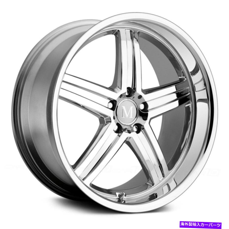ホイール　４本セット マンドラスマンハイムホイール18x9.5（25、5x112、66.56）4のクロムリムセット Mandrus MANNHEIM Wheels 18x9.5 (25, 5x112, 66.56) Chrome Rims Set of 4【並行輸入品】