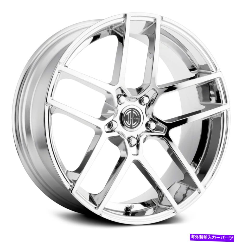 ホイール　４本セット 2crave number 54ホイール22x10.5（38、5x114.3、74.1）4のChrome Rimsセット 2Crave NUMBER 54 Wheels 22x10.5 (38, 5x114.3, 74.1) Chrome Rims Set of 4【並行輸入品】
