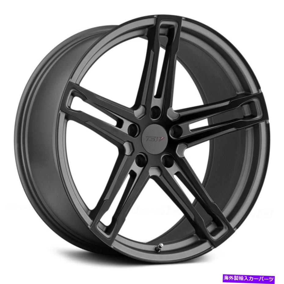 ホイール　４本セット TSWメカニカホイール19x10.5（27、5x120.65、76.1）4のガンメタルリムセット TSW MECHANICA Wheels 19x10.5 (27, 5x120.65, 76.1) Gunmetal Rims Set of 4【並行輸入品】