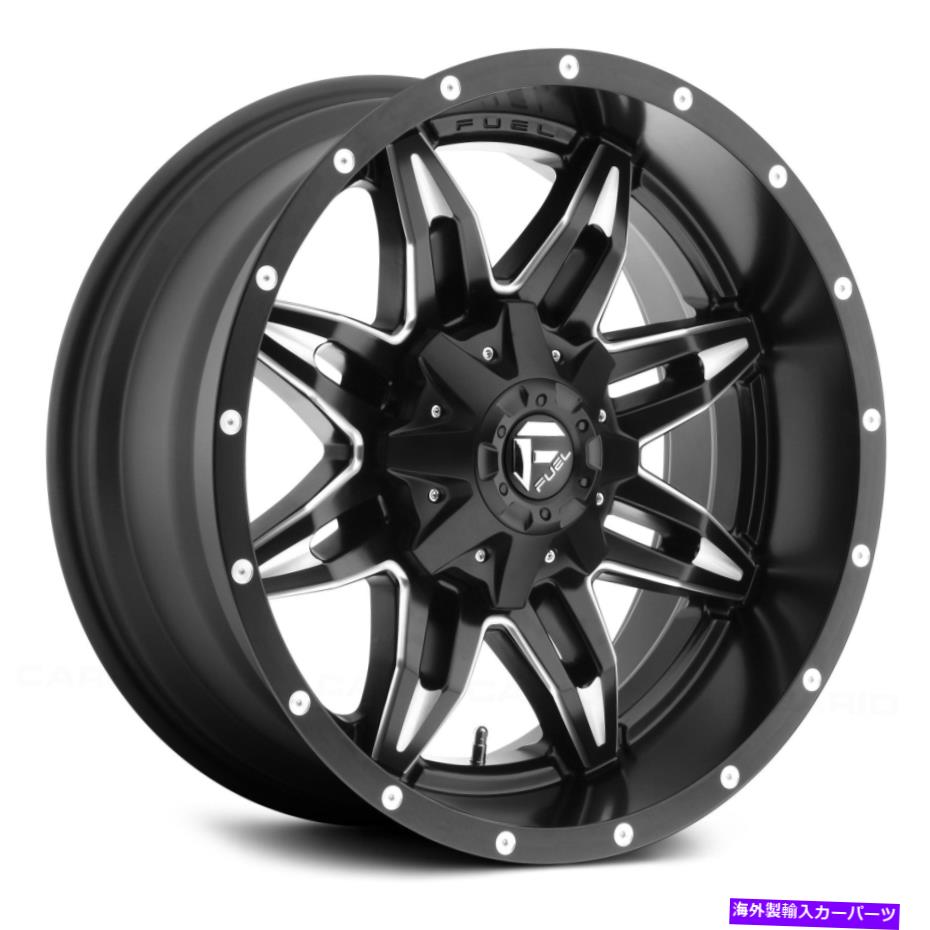 ホイール　４本セット 燃料D567致命的な深いリップホイール20x10（-12、5x127、78.1）4のブラックリムセット Fuel D567 LETHAL DEEP LIP Wheels 20x10 (-12, 5x127, 78.1) Black Rims Set of 4【並行輸入品】
