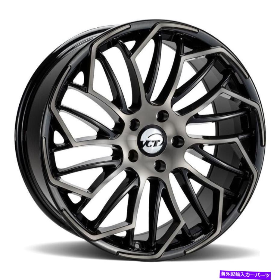 ホイール　４本セット VCTスライダーホイール24x9（24、6x139.7、78.1）4のブラックリムセット VCT SLIDER Wheels 24x9 (24, 6x139.7, 78.1) Black Rims Set of 4【並行輸入品】｜Us Custom Parts Shop USDM