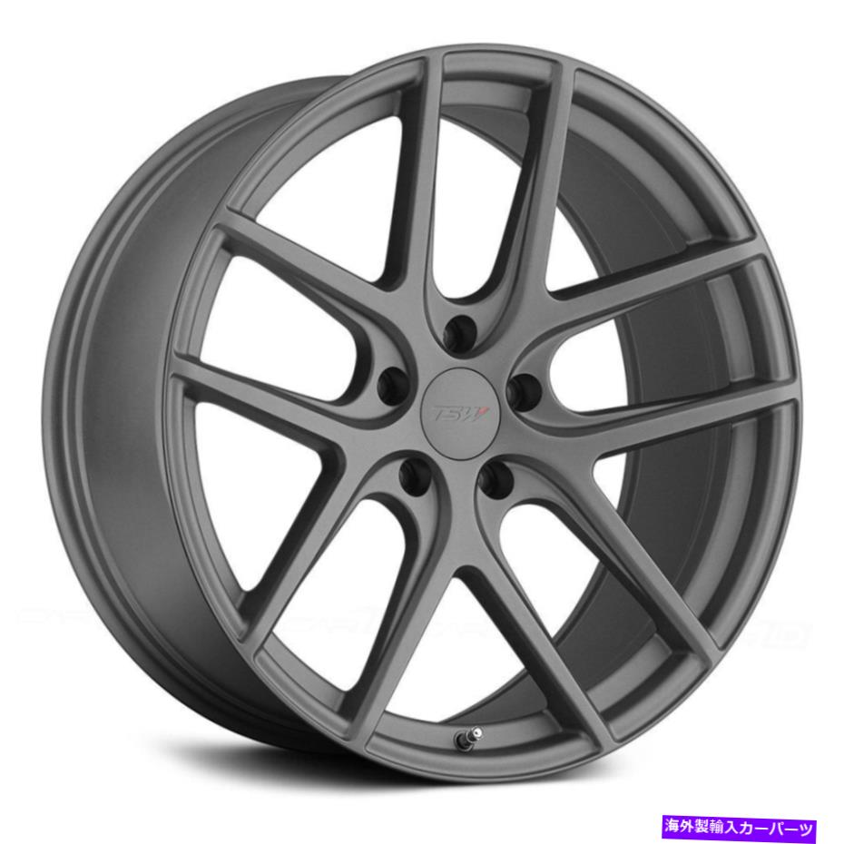 ホイール　４本セット TSWジュネーブホイール20x11（50、5x114.3、76.1）4のガンメタルリムセット TSW GENEVA Wheels 20x11 (50, 5x114.3, 76.1) Gunl Rims Set of 4【並行輸入品】