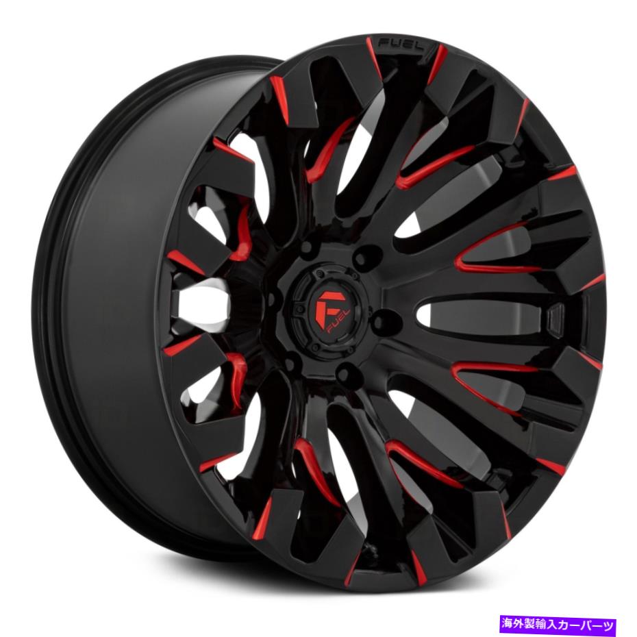 ホイール　４本セット 燃料D829 Quake 1PCホイール18x9（1、6x139.7、106.1）グロスリムセット4 Fuel D829 QUAKE 1PC Wheels 18x9 (1, 6x139.7, 106.1) Gloss Rims Set of 4【並行輸入品】