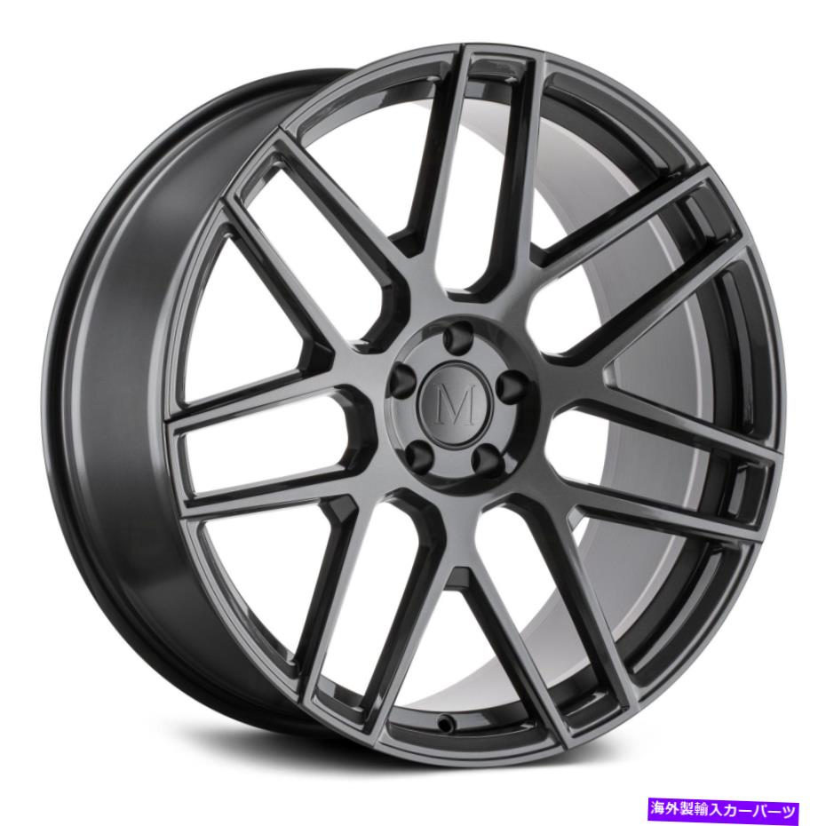 ホイール　４本セット マンドラスミグリアホイール20x10（45、5x112、66.56）4のガンメタルリムセット Mandrus MIGLIA Wheels 20x10 (45, 5x112, 66.56) Gunmetal Rims Set of 4【並行輸入品】