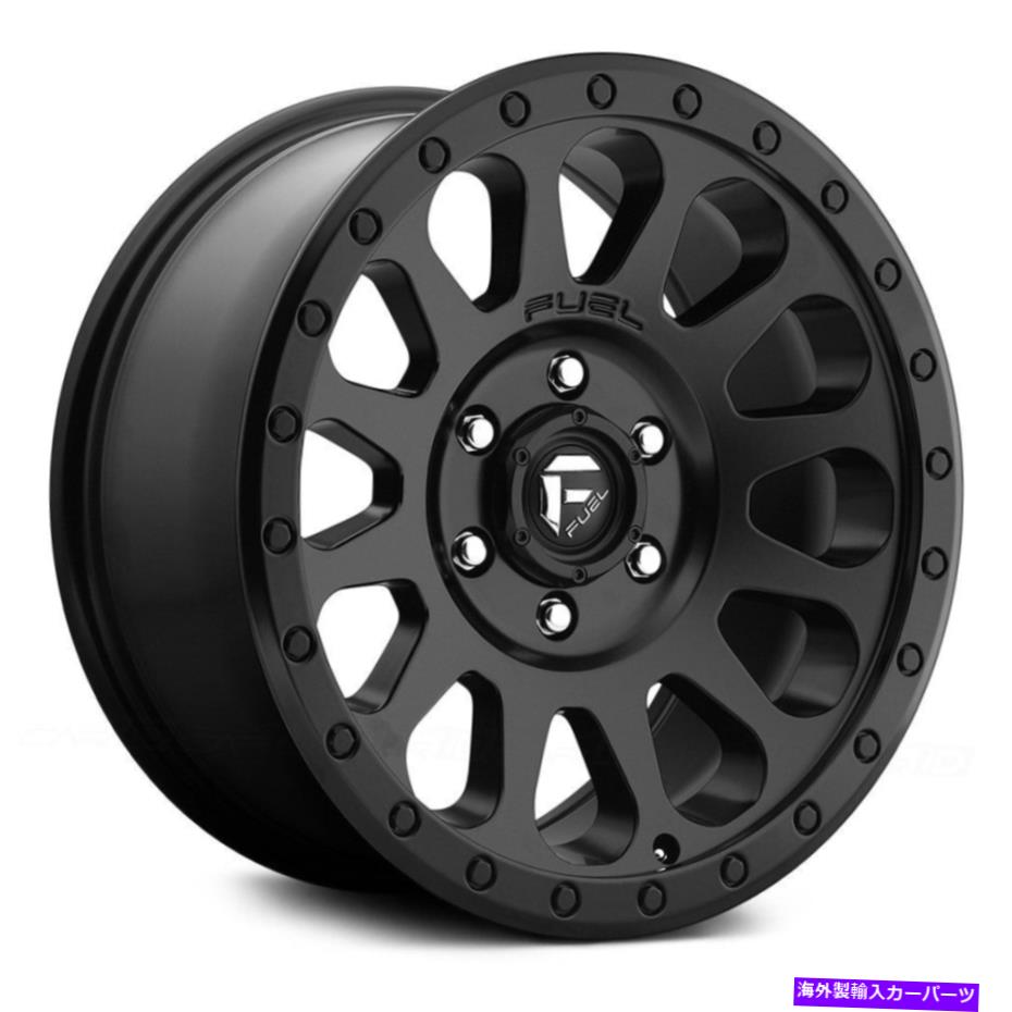 ホイール　４本セット 燃料D579ベクター1PCホイール20x9（1、5x150、110.1）4のブラックリムセット Fuel D579 VECTOR 1PC Wheels 20x9 (1, 5x150, 110.1) Black Rims Set of 4【並行輸入品】