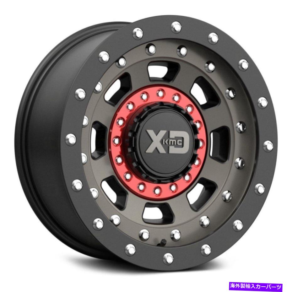ホイール　４本セット XDシリーズXD137 FMJホイール20x12（-44、6x139.7、106.1）4のブラックリムセット XD Series XD137 FMJ Wheels 20x12 (-44, 6x139.7, 106.1) Black Rims Set of 4【並行輸入品】