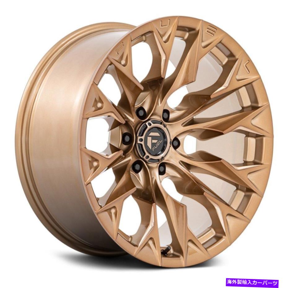 ホイール　４本セット Fuel D805 Flame 6 1PCホイール20x9（1、6x135、87.1）4のブロンズリムセット Fuel D805 FLAME 6 1PC Wheels 20x9 (1, 6x135, 87.1) Bronze Rims Set of 4【並行輸入品】
