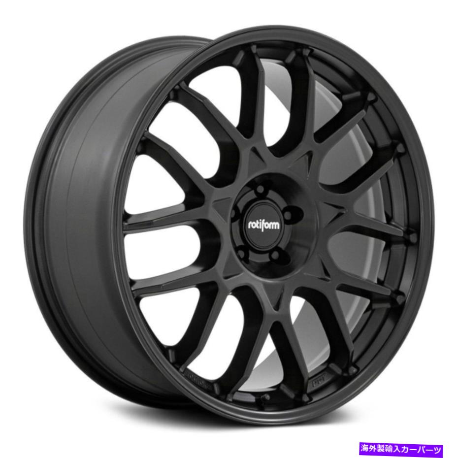 ホイール　４本セット Rotiform ZWSホイール22x12（35、5x112、66.56）4のブラックリムセット Rotiform ZWS Wheels 22x12 (35, 5x112, 66.56) Black Rims Set of 4【並行輸入品】