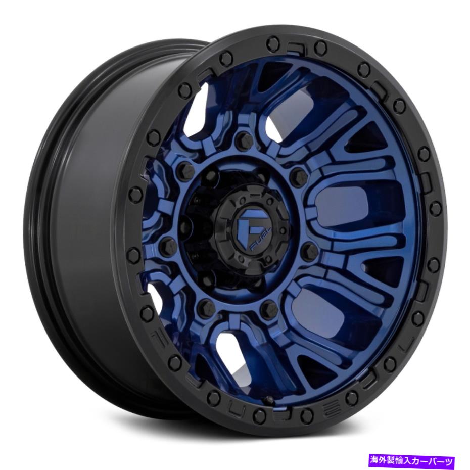 ホイール　４本セット 燃料D827トラクション1PCホイール20x9（1、5x127、71.5）4の青いリムセット Fuel D827 TRACTION 1PC Wheels 20x9 (1, 5x127, 71.5) Blue Rims Set of 4【並行輸入品】
