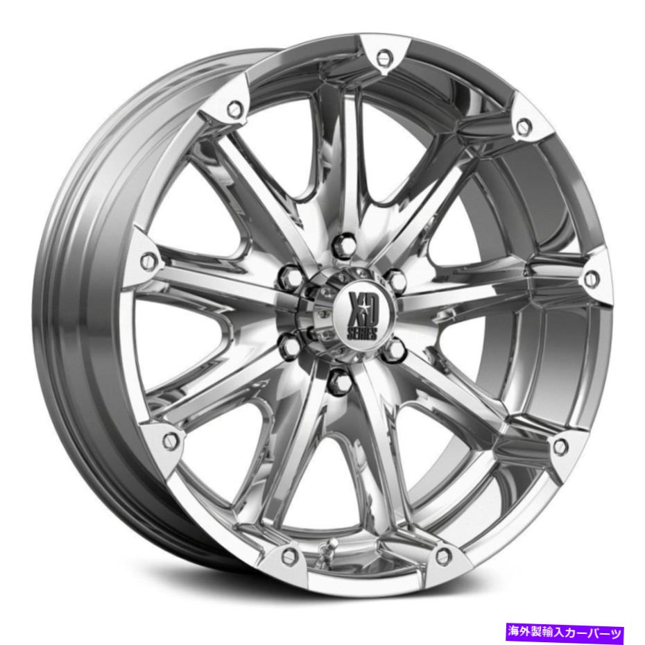 ホイール　４本セット XDシリーズXD779バッドランズホイール20x9（18、6x135、87.1）4のクロムリムセット XD Series XD779 BADLANDS Wheels 20x9 (18, 6x135, 87.1) Chrome Rims Set of 4【並行輸入品】