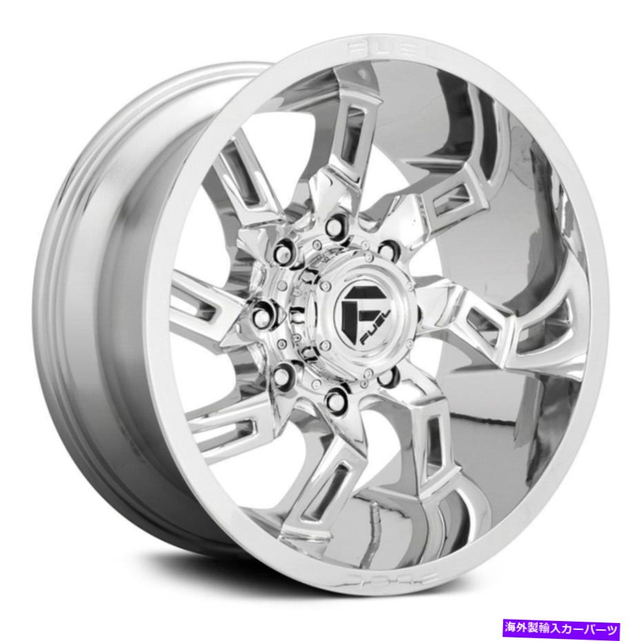 ホイール　４本セット 燃料D746ロックダウン1PCホイール20x9（1、6x139.7、106.1）4のクロムリムセット Fuel D746 LOCKDOWN 1PC Wheels 20x9 (1, 6x139.7, 106.1) Chrome Rims Set of 4【並行輸入品】
