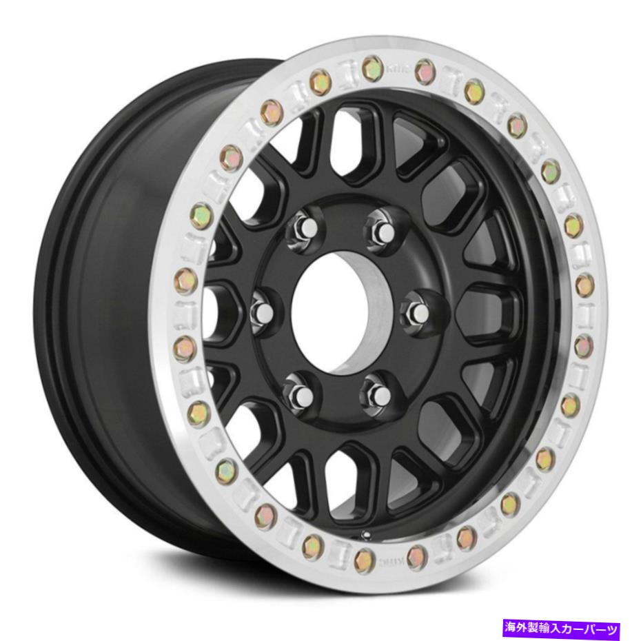 ホイール　４本セット KMC KM234グレネードデザートホイール20x9（-12、8x165.1、125.1）4のブラックリムセット KMC KM234 GRENADE DESERT Wheels 20x9 (-12, 8x165.1, 125.1) Black Rims Set of 4【並行輸入品】