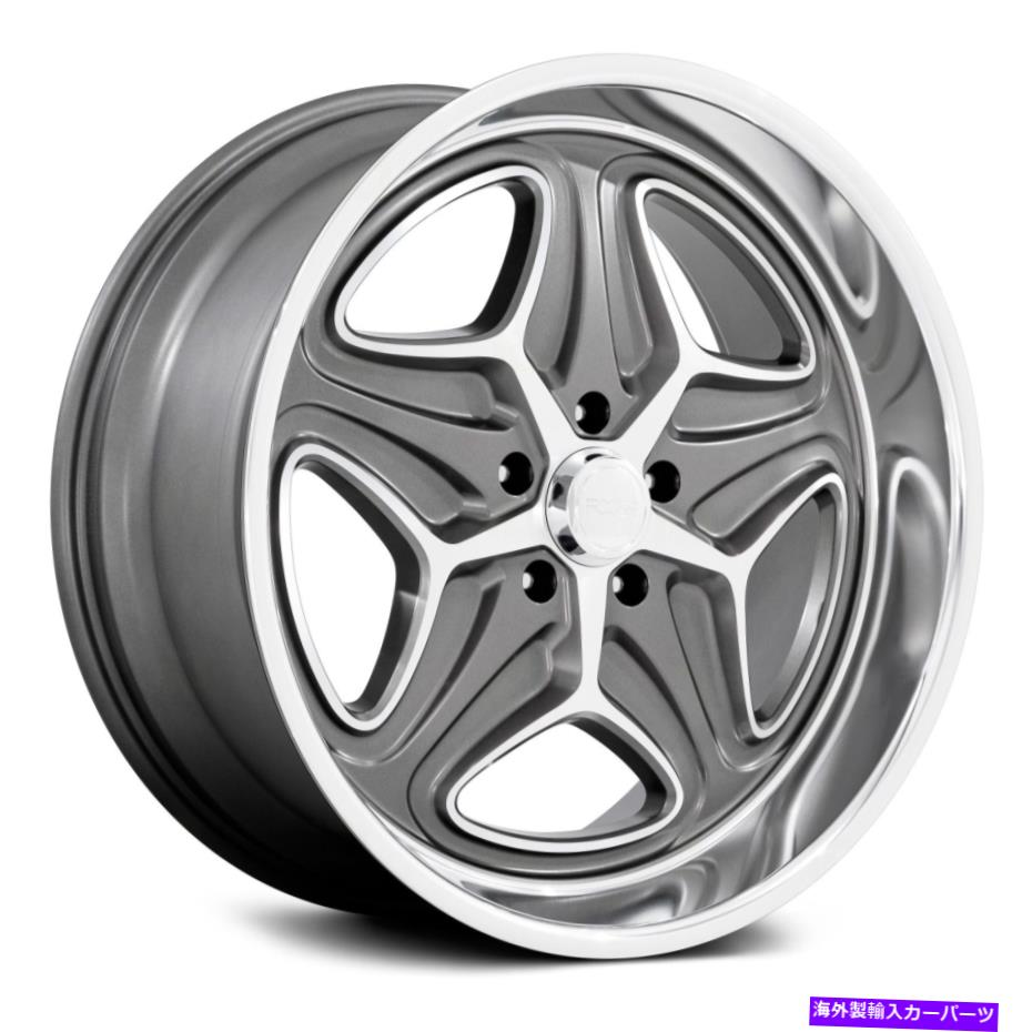 ホイール　４本セット Foose F172 Merlot Wheels 22x10.5（6、5x127、78.1）無煙炭リムセット4 Foose F172 MERLOT Wheels 22x10.5 (6, 5x127, 78.1) Anthracite Rims Set of 4【並行輸入品】