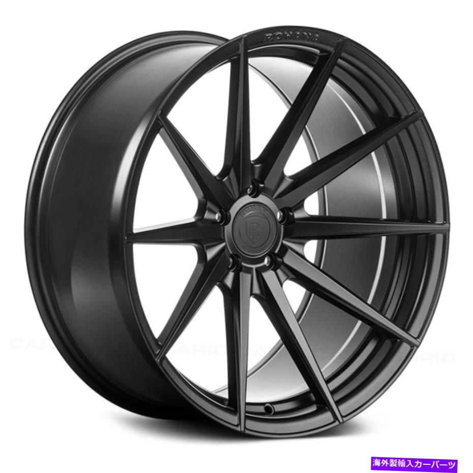 ホイール　４本セット Rohana RFX1ホイール20x11（25、5x114.3、66.56）4のブラックリムセット Rohana RFX1 Wheels 20x11 (25, 5x114.3, 66.56) Black Rims Set of 4【並行輸入品】｜Us Custom Parts Shop USDM