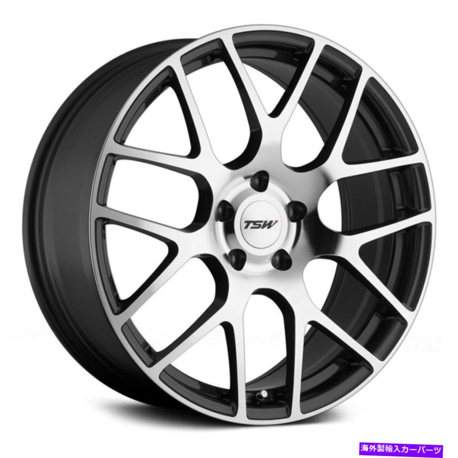 ホイール　４本セット TSW Nurburgringホイール20x10.5（25、5x120.65、76.1）4のガンメタルリムセット TSW NURBURGRING Wheels 20x10.5 (25, 5x120.65, 76.1) Gunmetal Rims Set of 4【並行輸入品】
